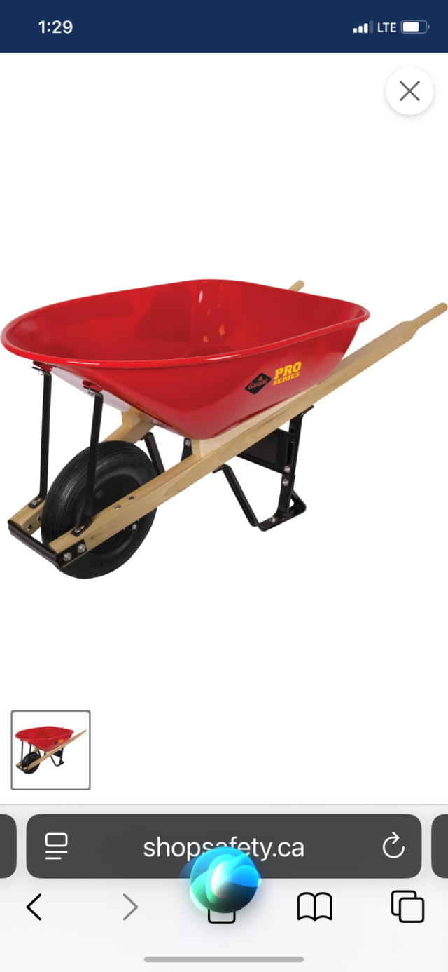 Wheelbarrow stolen and I need another one