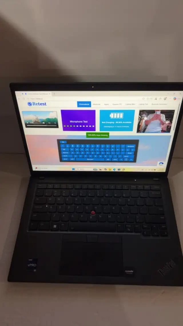 Lenovo T14s Gen 3 i5-1245U 16GB 512GB 100% Battery Win 11 - Photo 7