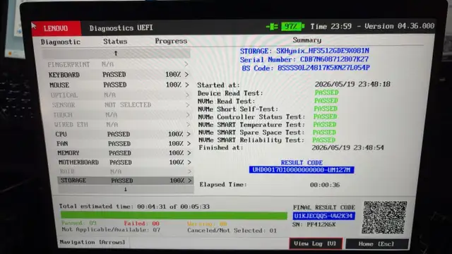 Lenovo T14s Gen 3 i5-1245U 16GB 512GB 100% Battery Win 11 - Photo 8