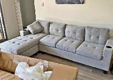 New L shaped 4 Seater Sofa With Free Delivery