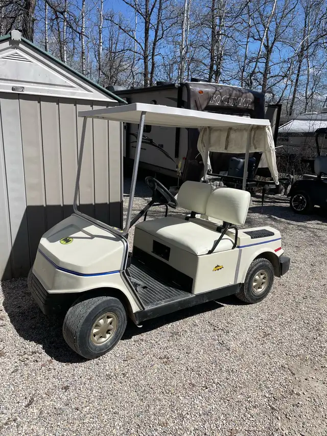 Vintage Hyundai Golf Cart