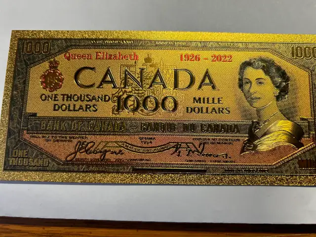 THREE GOLD FOIL BILLSONE JOE BIDEN JR. 2020 BILL 24K FOILONE N - Photo 4