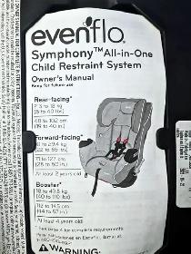 Evenflo Symphony 3-in-1 Car Seat (Exp. 2029) - Photo 2