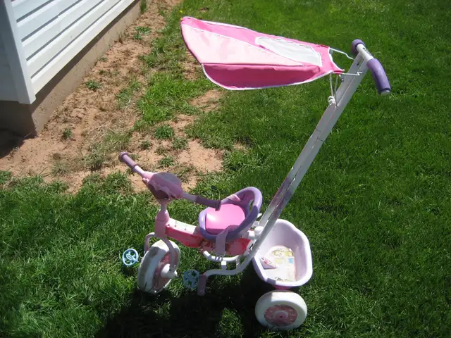 Girls small princess trike with shade cover by Huffy - Photo 2