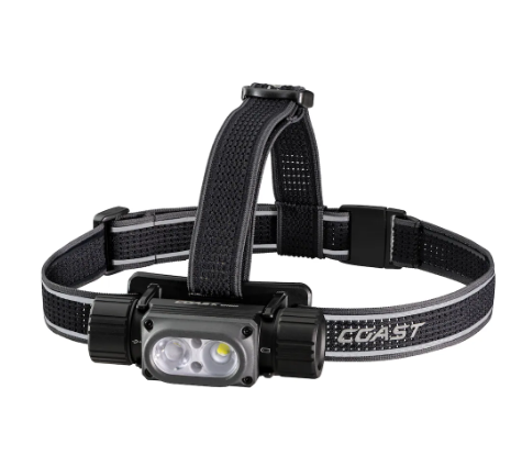 Coast WPH34R Waterproof Tri-Color 2000 Lumen Headlamp