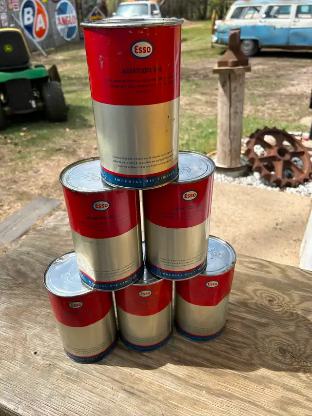 Esso aviation quart cans - Photo 2