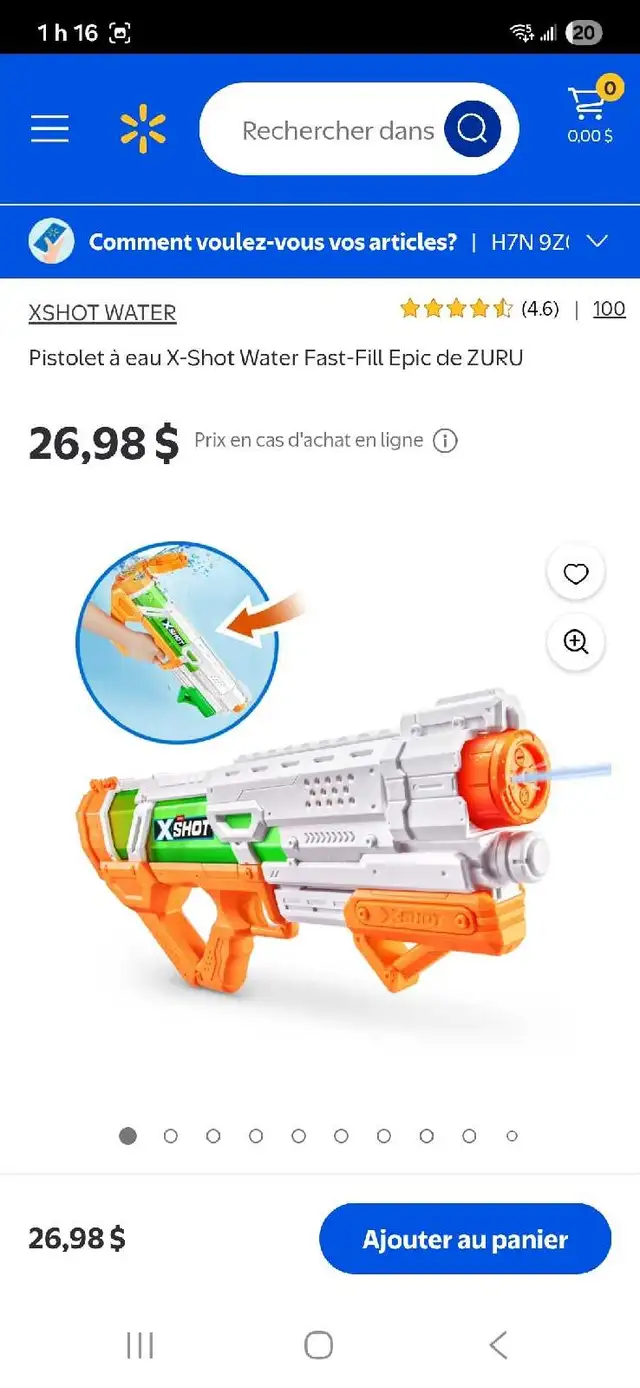 Deux pistolet a eau XSHOT - Photo 2