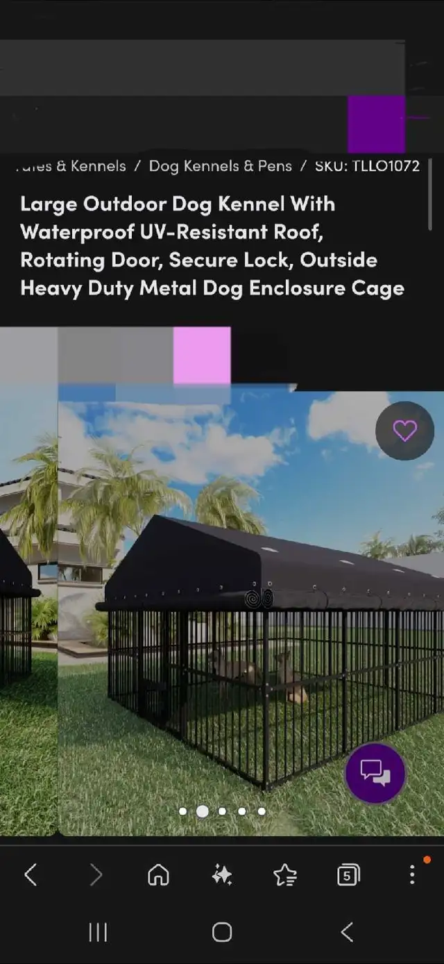 outdoor dog run