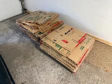 cardboard moving boxes