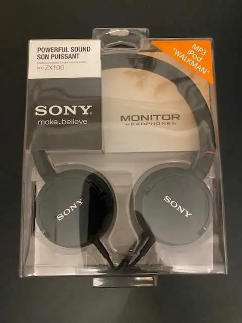 Sony MDR-ZX100 2010 headphones BNIB