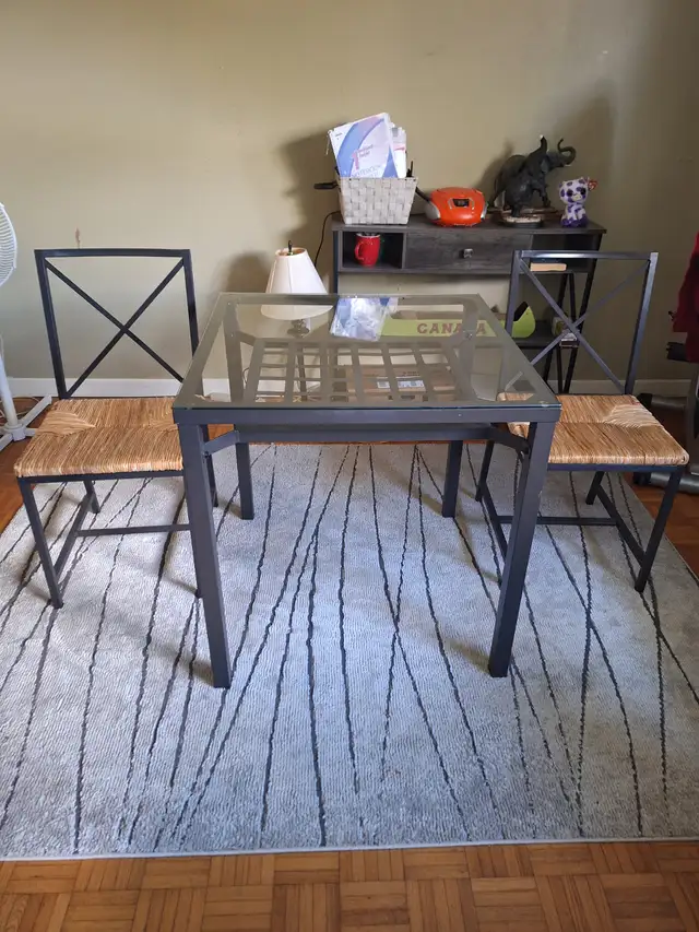 Free Glass Top Dining Table Set Midland