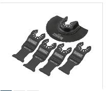 DEWALT 5-Pack General Purpose Oscillating Blade Assortment