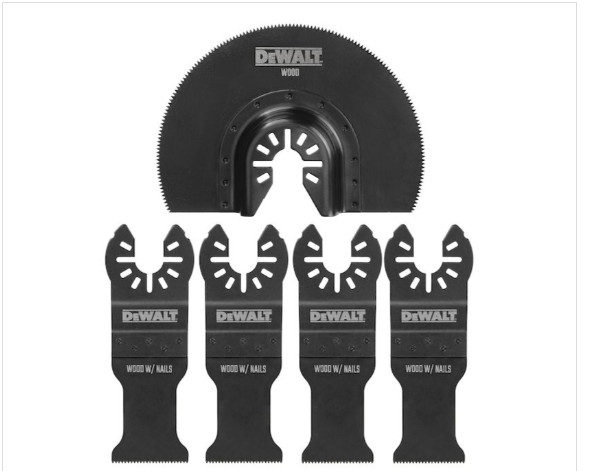 DEWALT 5-Pack General Purpose Oscillating Blade Assortment - Photo 2