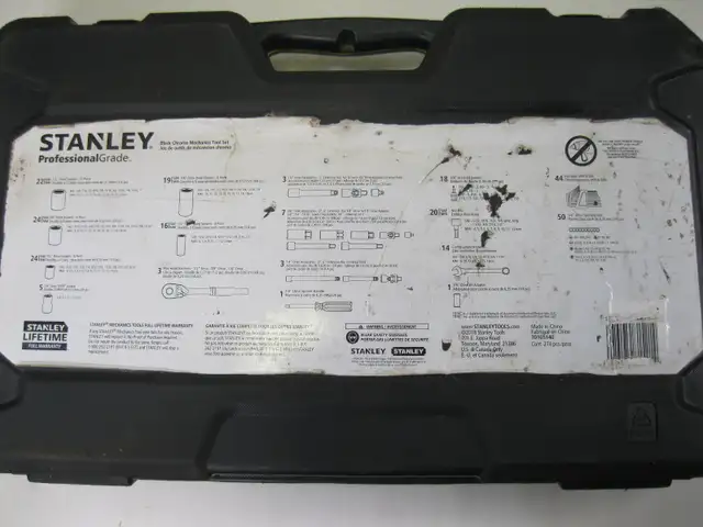 Coffre d'outils 274 pièces Stanley box ratchet clés douilles Pro - Photo 5