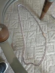 Men's 24 inch stainless steel necklace