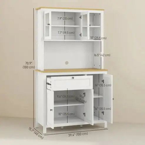 Brand New 5-Door Kitchen Pantry Cabinet Special $459 - Photo 3