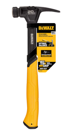 DEWALT 20oz Steel Rip Claw Nailing Hammer - Photo 3