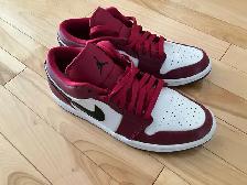 Jordan 1 Low | Noble Red | US Men’s 10 | 553558-604