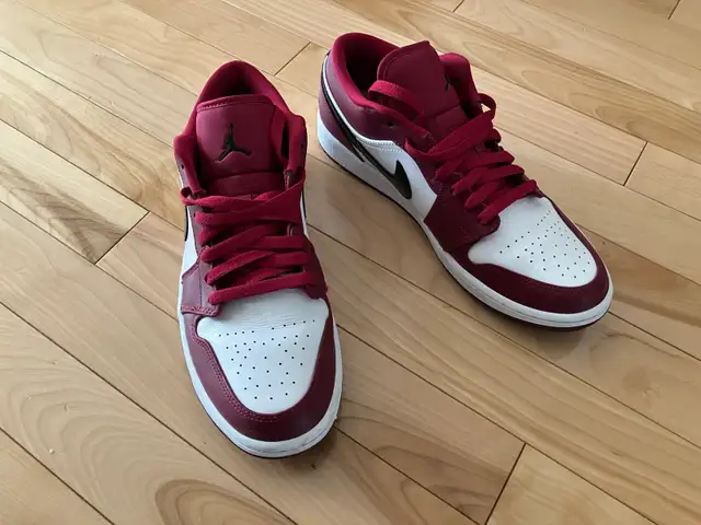 Jordan 1 Low | Noble Red | US Men’s 10 | 553558-604 - Photo 4