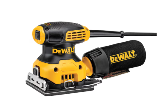 DEWALT 2.3 Amp Corded 1/4 Sheet Palm Grip Sander Kit - Photo 2