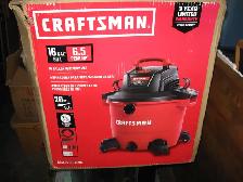 CRAFTSMAN Wet and Dry Vacuum 16-gal 6.5 HP Shopvac