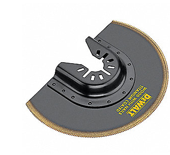 OSCILLATING BLADE, FLUSH-CUT, STEEL/TITANIUM, 1¾X4X4 IN