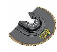 OSCILLATING BLADE, FLUSH-CUT, STEEL/TITANIUM, 1¾X4X4 IN