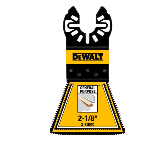 DEWALT 2-1/8-in 3-Sided General Purpose Oscillating Blades - 3pc