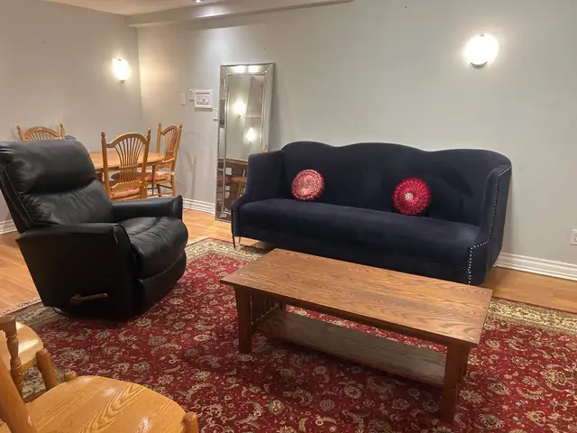 Furnished Basement Available on June 1st.