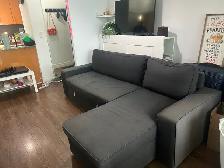IKEA FRIHETEN Sofa Bed with Storage — $320 OBO