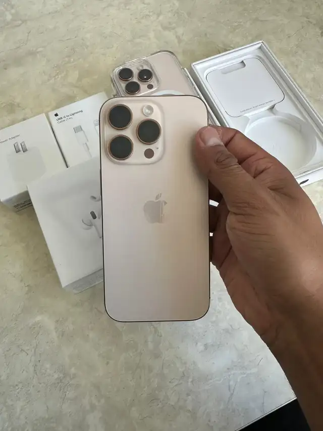 iPhone 16 Pro 128gb Airpods Pkg/Delivery