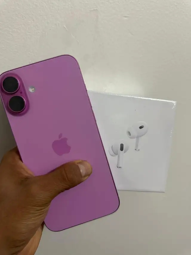 iPhone 16 Plus 128gb PINK Airpods Pkg/Delivery