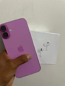 iPhone 16 Plus 128gb PINK Airpods Pkg/Delivery