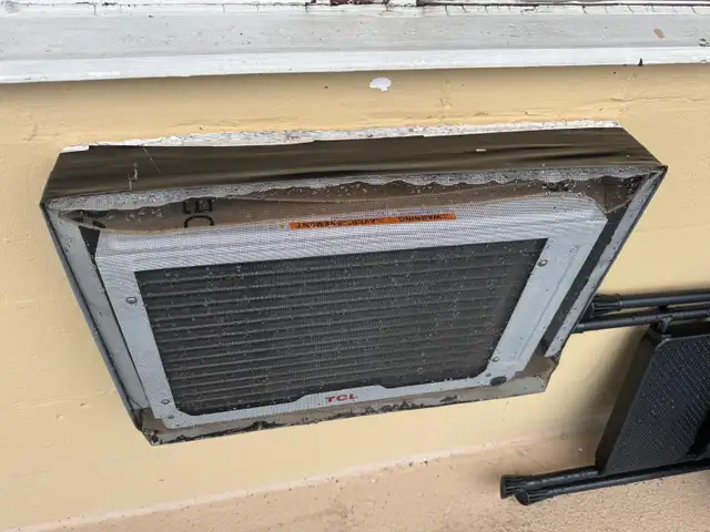 Window AC Installation & Protective Back Net Service - Photo 3