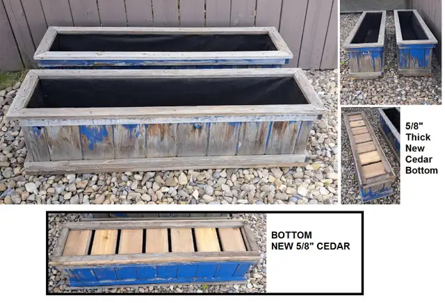 2 PLANTER BOXES