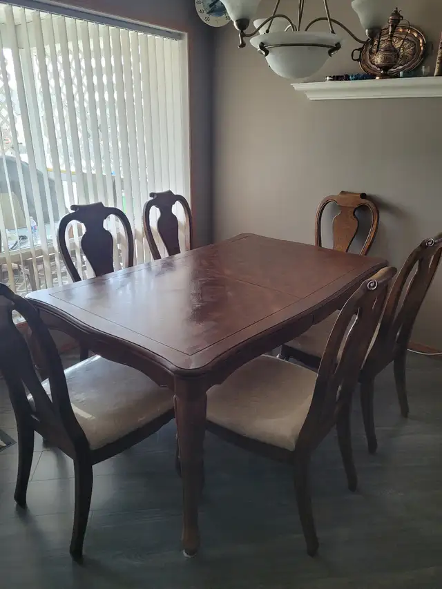 Kitchen dining room set.