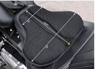 Coussin de selle classique en gel pour selle de moto SKWOOSH - Photo 2