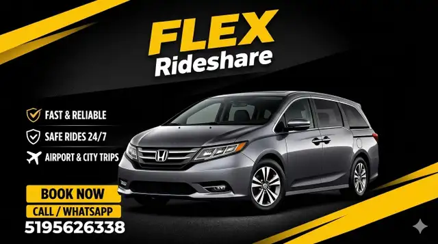 Daily 5am & 3pm Rideshare Windsor - Toronto