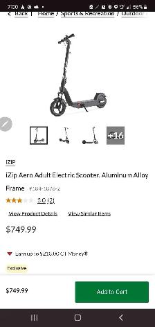 iZip Aero Adult Electric Scooter