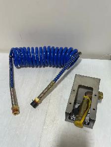 Parker Gas Outlet with a coiled hose