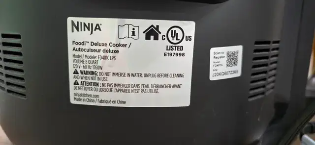 New Ninja Foodi Deluxe XL 8QT Pressure Cooker & Air Fryer - Photo 3