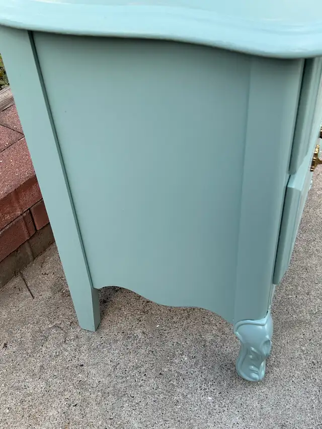 Seafoam Green 2-Drawer Nighstand - Photo 3