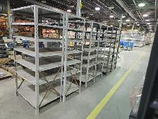 metal shelves