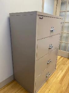 Fireproof 4-drawer Lateral Filing Cabinet by FireKing - Photo 4