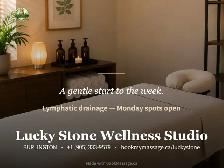 A gentle start to the week.Lymphatic drainage massage to suppo