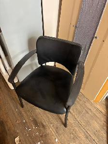 Teknion Amicus Visitor Leather Chairs –Excellent Condition | $80 - Photo 4