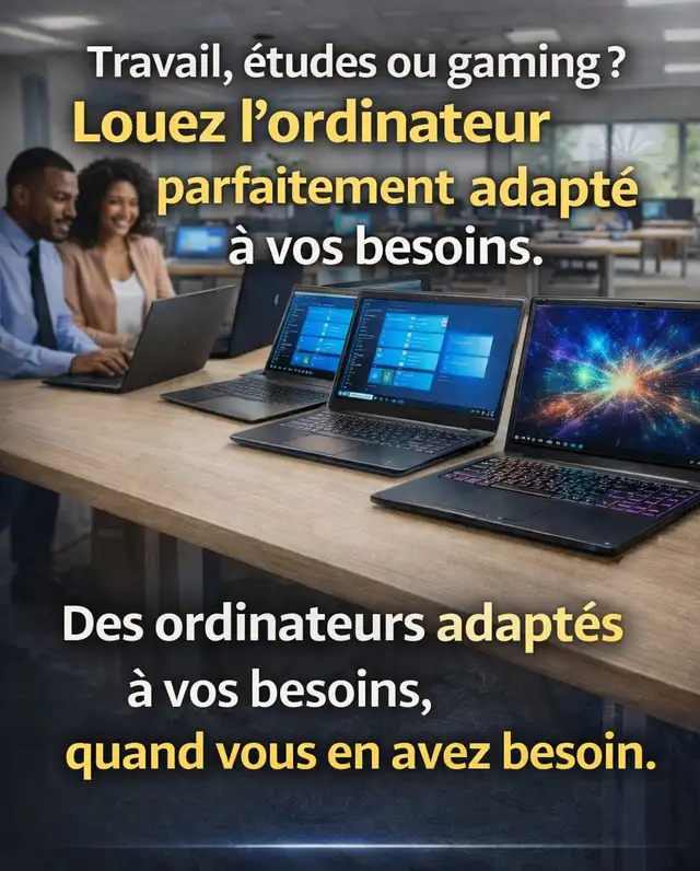 Service de Location d’ordinateurs et d'équipement informatique
