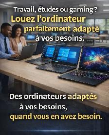 Service de Location d’ordinateurs et d'équipement informatique