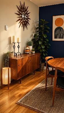 Mid century modern. TEAK TECK. Buffet, crédence, bar, vitrine di