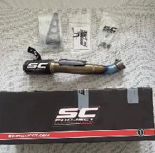 SC Project CR-T Exhaust Muffler Aprilia RSV4 Tuono Titanium